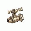 ROBINET DE COMPTEUR DROIT MÂLE/M 3/4  - ECROU3/4 /COURT - LONG 65 MM