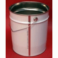 SEAU CONIQUE FER BLANC 10 LITRES