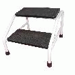 MARCHEPIED 2 MARCHES EPOXY BLANC