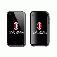 COQUE IPHONE AC MILAN NOIR