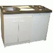 TEKA - ENSEMBLE MEUBLE + EVIER + PLAQUE + REFRIGERATEUR KITCHENETTE120 (10301108)