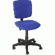 LE LOT DE 3 CHAISES DE BUREAU FORMATION - TISSU BORDEAUX