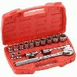 COFFRET DE DOUILLES 1/2'' 6 PANS 15 PIÈCES 017215