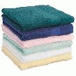 DRAP DE BAIN TEXTILE 100% COTON BLEU COBALT - LOT DE 2
