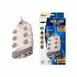 BELKIN COMPONENTS BLOC 6PRISES+TEL+COAX