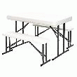 1 TABLE ET 2 BANCS INTÉGRÉS