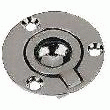 ANNEAU À TIRER ENCASTRÉ CHROMÉ, 38 MM