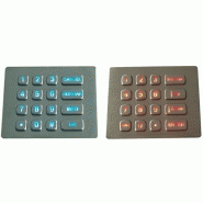 PAVE NUMERIQUE RETRO-ECLAIRE ANTI-VANDALE A120KP-BL