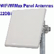 ANTENNE PANNEAU 5.4 - 5.7 GHZ 22 DBI CONNECTEUR N FEMELLE