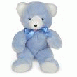 PELUCHE NAISSANCE OURS AUBIN BLEU LAVANDE  30CM