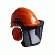 CASQUE D'ÉLAGUEUR (PE) -COIFFE TEXTILE 4 POINTS AVEC VENTILATION
