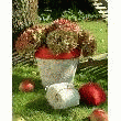 BANDE DE JUTE DE LA CORDELINE  12,50M X 10CM ; COLORIS : ABRICOT