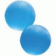 BILLE DE VERRE SABLÉ BLEU LAGON 16 MM