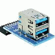 CONNECTEUR POUR PRISE À 2 BROCHES USB 3.0 DELOCK 41865