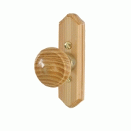 BOUTON DE CRÉMONE - BOIS PIN VERNI, - REF:#43284 BOUTON DE CRÉMONE - BOIS PIN VERNI, - REF:#43284