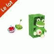 CONFISERIE DE CHOCOLAT FIZZY FIZZY - FIZZY TOUPIE + CAGEOTINS CHOCO GRENOUILLE