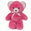 OURS BACARA HOCHET FUSHIA 20CM  OURS BACARA HOCHET FUSHIA