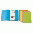 RAINEX PAQUET DE 50 CHEMISES 1 RABAT LATÉRAL ROCKS CARTE 220 GRAMMES COLORIS ASSORTIS VIFS