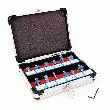 COFFRET 12 FRAISES CARBURE POUR DÉFONCEUSE  QUEUE DE 6 MM