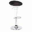 TABOURET - LOT DE 2 TABOURETS DE BAR COSMO BLANC ET NOIR