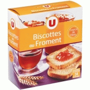 U BISCOTTES NORMALES 34 TRANCHES 300 G