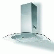 BROAN - HOTTE DECORATIVE MURALE 90CM STANDING HDKB300VI (HD KB 300 VI) VERRE/INOX