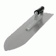 PLATOIR FLAMAND ACIER 50CM