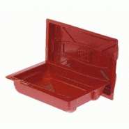 BAC DE VIDANGE POLYSTYRÈNE 450X300X100MM