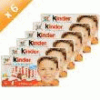 CONFISERIE DE CHOCOLAT KINDER KINDER CHOCOLAT 6X200GR