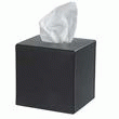 BOITE CARRÉE POUR MOUCHOIRS EN CUIR PERSONNALISABLE