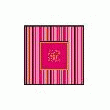 SERVIETTE CABOCHON ROSE