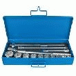 COFFRET DE DOUILLES 1'' 12 PIÈCES