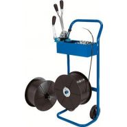 PACK ECO : LE KIT MOBILE DE CERCLAGE POUR FEUILLARDS POLYPROPYLÈNE MANUELS LARGEUR 12 MM