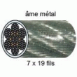 CABLE 7X19 GALVA GAIN RF. 1310DGE180