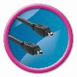 CÂBLE FIREWIRE 4/4 MÂLE - 1 MÈTRE - TNB