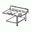 TABLE DE SORTIE DROITE POUR LAVE-VAISSELLE
