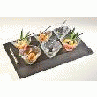 COUPELLE - COUPE A GLACE - SERVICE SUCRÉ/SALÉ 13P HELSINKI PLAT.46X30 CM