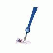 CORDON POLYESTER SATIN FIN UNI 15 MM AVEC ZIP PLASTIQUE