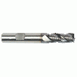 FRAISE 3 DENTS, ÉBAUCHE PROFIL HR, SÉRIE COURTE, QUEUE CYLINDRIQUE, COUPE AU CENTRE, HÉLICE À 36°, HSS-PM REVÊTU TIALN