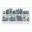 VIS TÔLE TÊTE PLATE FRAISÉE POZIDRIV ASSORTIMENT DE 600 PIÈCES
