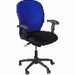 LE FAUTEUIL DE BUREAU RÉGATE CCE AVEC ACCOUDOIRS RÉGLABLES - BLEU