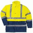 DELTAPLUS-PARKA HAUTE VISIBILITÉ POLYESTER ENDUIT PU & PVC-STRADA2 BICOLORE