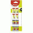 LOT DE 4 GOMMES + 4 GRATUITES - MAPED - 4 TECHNIC 300 + 4 MINI SOFTY OFFERTES