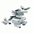 CHAPES EXTRA-PLATES - LOT DE 2000 POUR FEUILLARD LARGEUR 16 MM