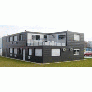 Bureaux en bâtiment modulaire avec bardage Bureaux en bâtiment modulaire avec bardage