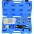 COFFRET DE PINCE À SERTIR À CLIQUET MATRICES INTERCHANGEABLES ET BOÎTE DE COSSES - 282 PIÈCES