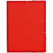 CHEMISE 3 RABATS POUR A4 CARTE LUSTRÉE BLEU.