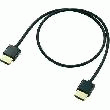 CÂBLE HDMI HIGH SPEED ROND AVEC ETHERNET 2 M NOIR