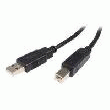 STARTECH.COM USB 2.0 A TO B CABLE - CÂBLE USB - USB À 4 BROCHES, TYPE A (M) - USB À 4 BROCHES, TYPE B (M) - 2 M ( USB / HI-SPEED USB ) - NOIR