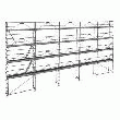 ECHAFAUDAGE ACIER 160M²